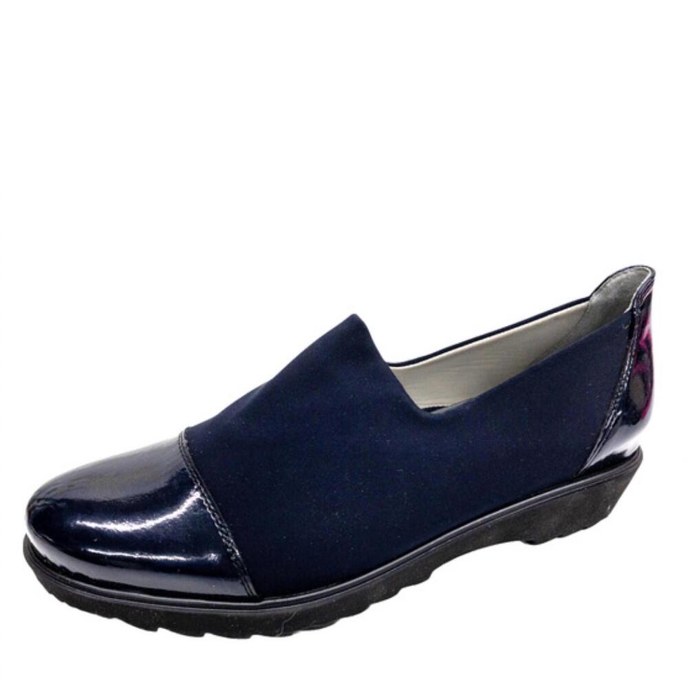 NEW ARA women's miriam slip on loafer in navy